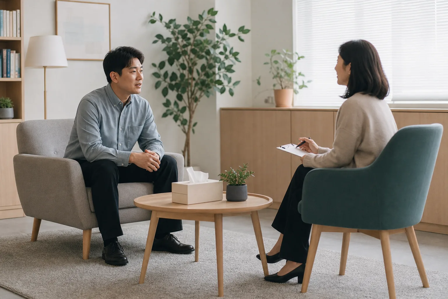 기업상담 상담 장면